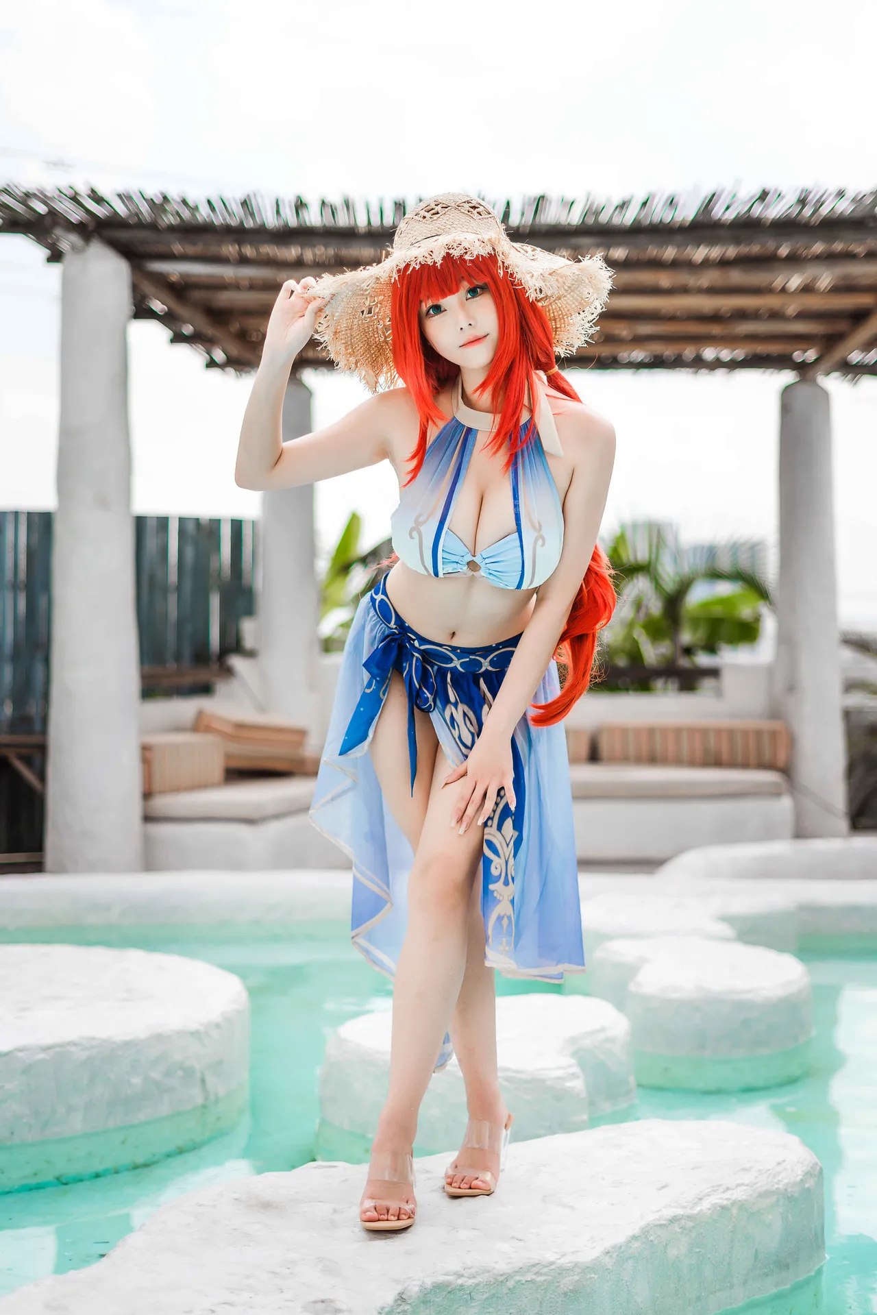 蜜汁猫裘 - Nilou Swimsuit-erohere9.webp